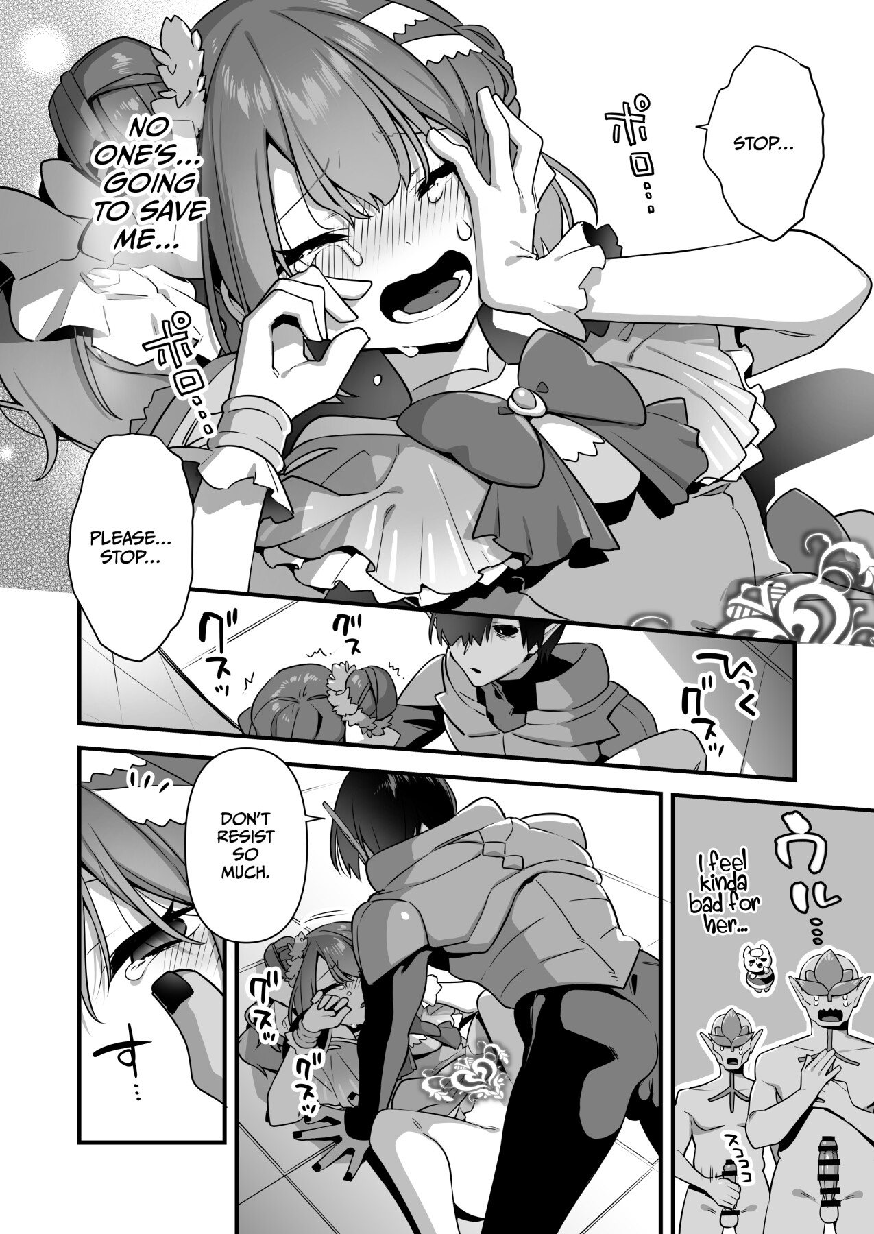 Hentai Manga Comic-Since I became a pawn of evil... I'll disgrace the magical girl 2-Read-63